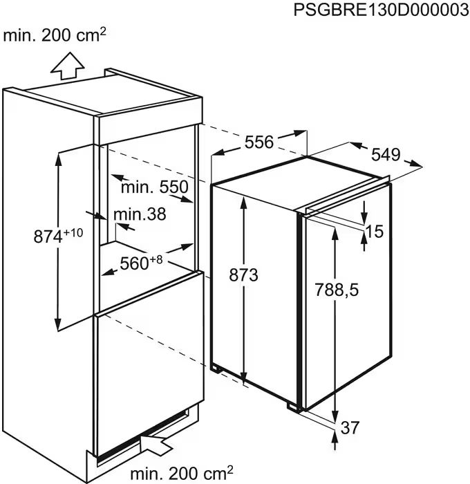 aeg-osk50881df-5000-optispace-inbouw-koelkast - Mammafina