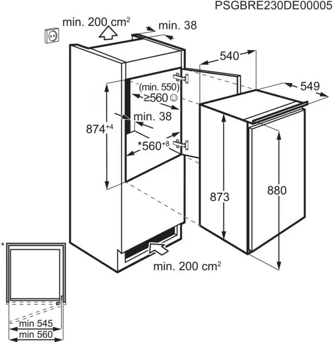 aeg-osk5o882ds-inbouw-koelkast - Mammafina