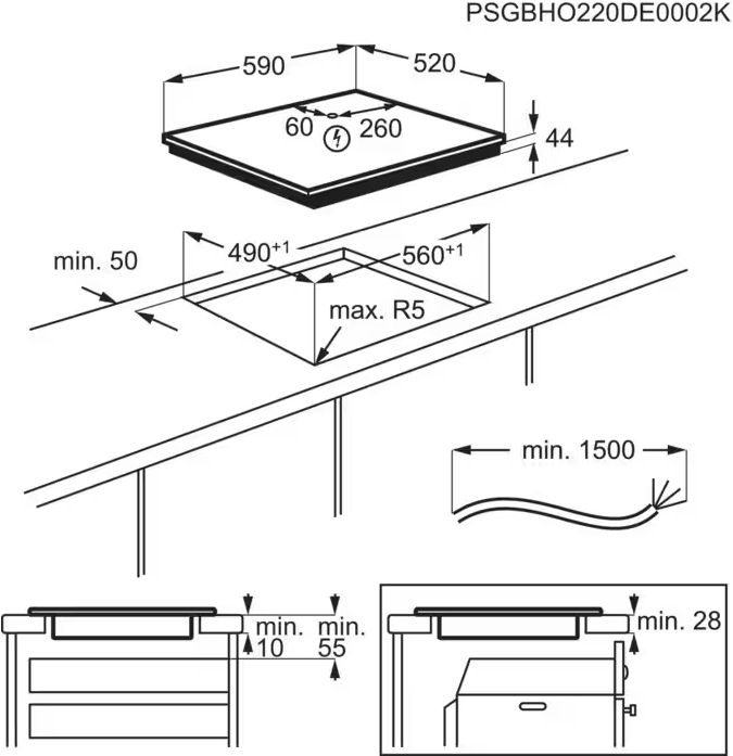 aeg-to64ia0ffb-5000-induction-inbouw-inductiekookplaat - Mammafina