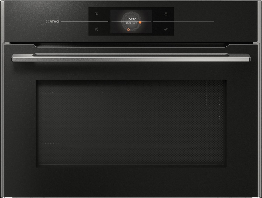 ATAG CX4674M Combi Magnetron met TFT Touchdisplay - Soft Black - Mammafina ATAG CX4674M Combi Magnetron met TFT Touchdisplay - Soft Black