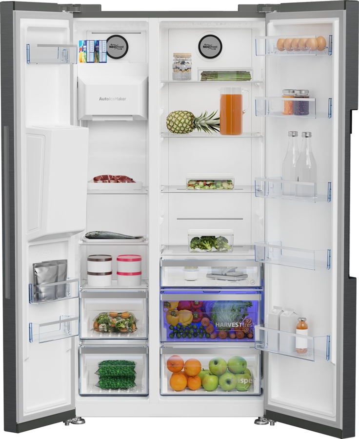 beko-b7rgne665zds-side-by-sidekoel-vriescombinatie - Mammafina