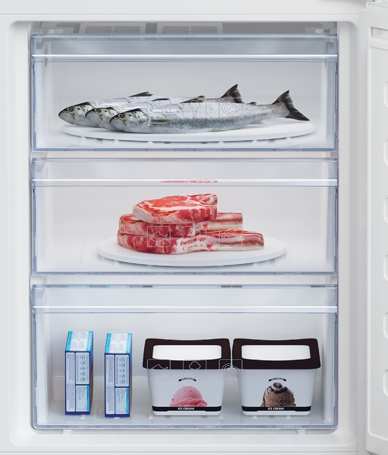 beko-bcsa285e4sn-geintegreerde-koel-vriescombinatie - Mammafina
