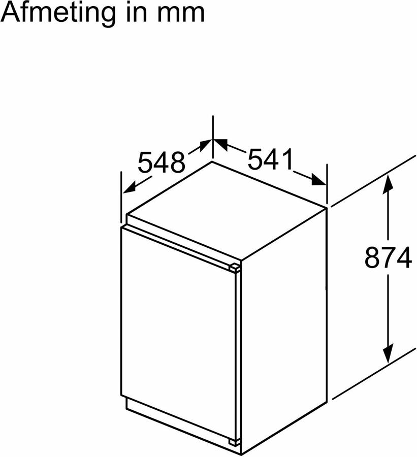 bosch-kir21nse0-serie-2-inbouw-koelkast - Mammafina