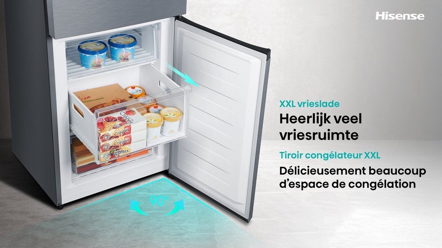 hisense-rb390n4bfc-koel-vriescombinatie - Mammafina