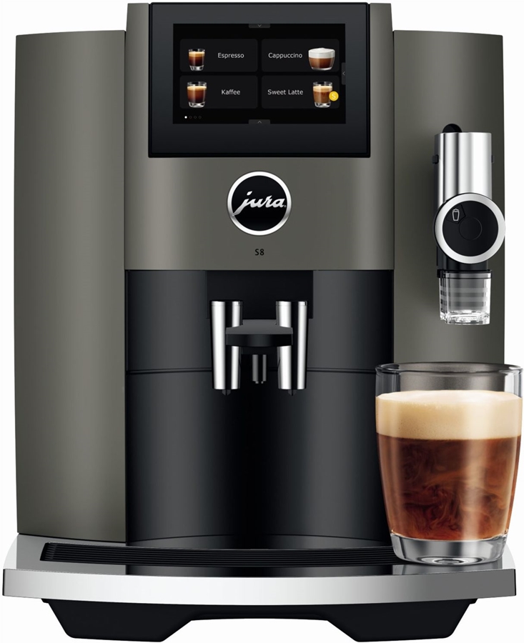 JURA S8 Dark Inox (EB) Volautomatische Koffiemachine
