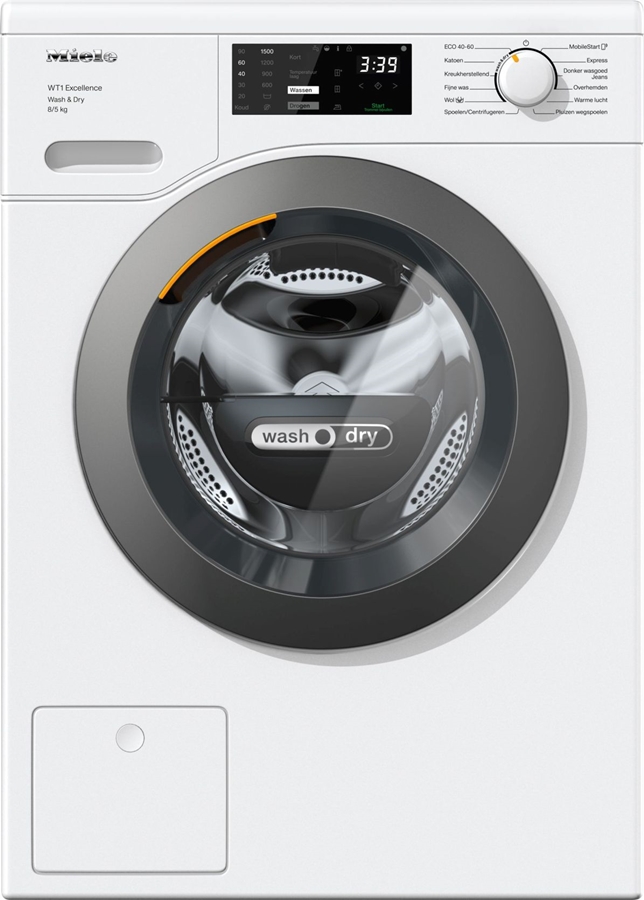 Miele WTD 165 WPM was-droogcombinatie - Mammafina Miele WTD 165 WPM was-droogcombinatie