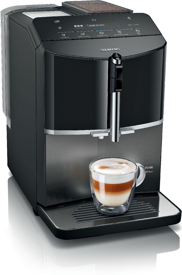 Siemens TF305EF9 EQ300 extraKlasse Volautomatische Koffiemachine - Mammafina Siemens TF305EF9 EQ300 extraKlasse Volautomatische Koffiemachine