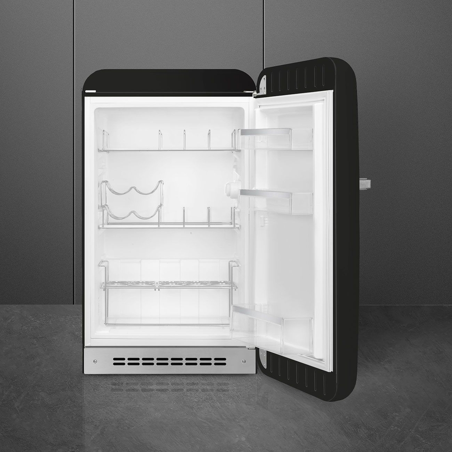 smeg-fab10hrbl6-vrijstaande-koelkast-50s-style-zwart - Mammafina