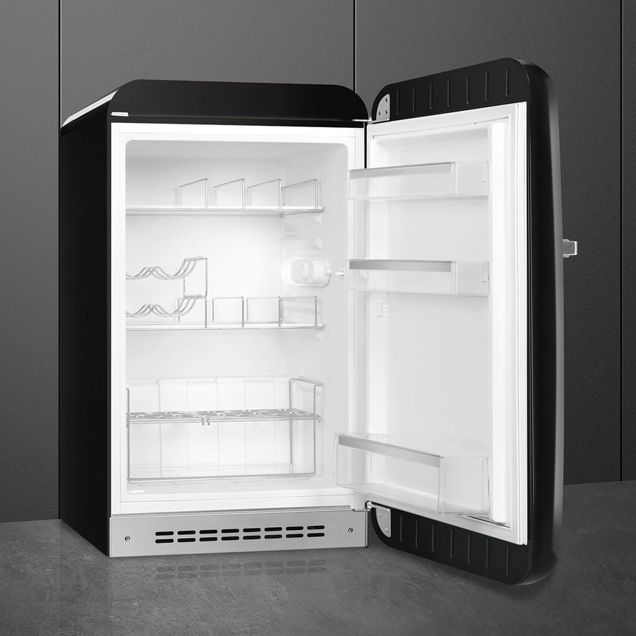 smeg-fab10hrbl6-vrijstaande-koelkast-50s-style-zwart - Mammafina