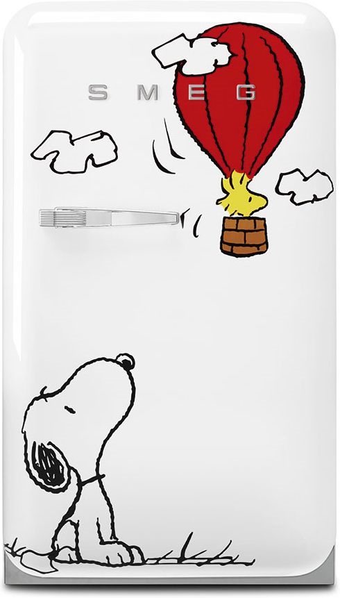 smeg-fab10rdsn6-vrijstaande-koelkast-snoopy-wit - Mammafina