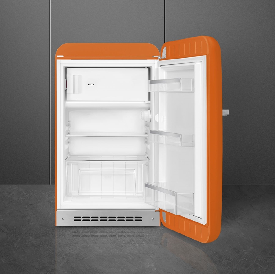 smeg-fab10ror6-koelkast-50s-style-oranje-scharnier-rechts - Mammafina