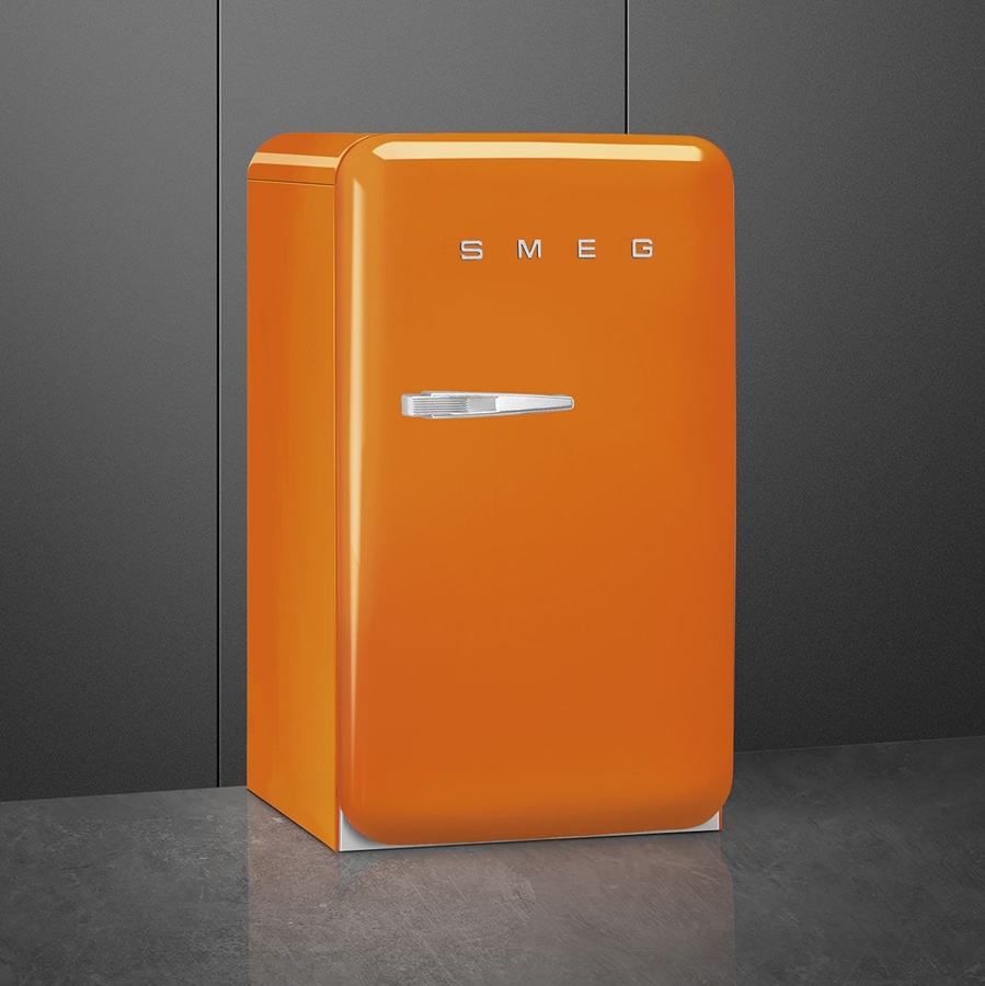 smeg-fab10ror6-koelkast-50s-style-oranje-scharnier-rechts - Mammafina