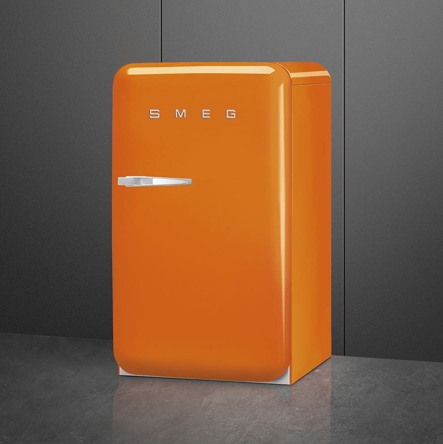 smeg-fab10ror6-koelkast-50s-style-oranje-scharnier-rechts - Mammafina