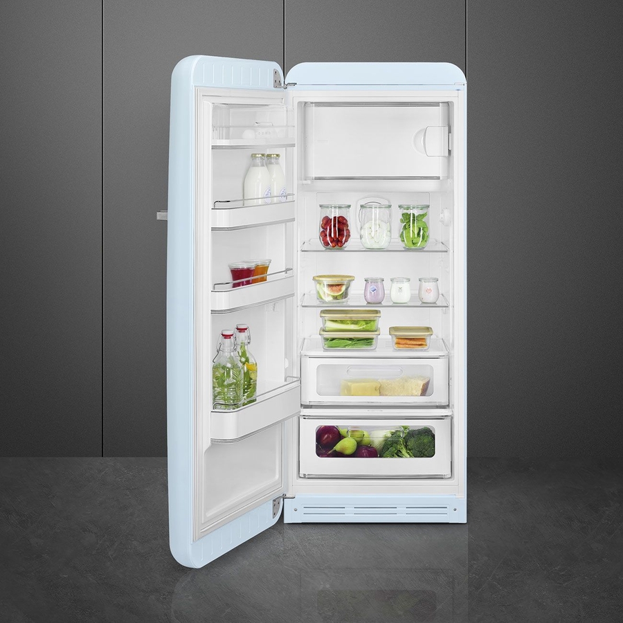 smeg-fab28lpb6-koelkast-50s-style-pastelblauw - Mammafina