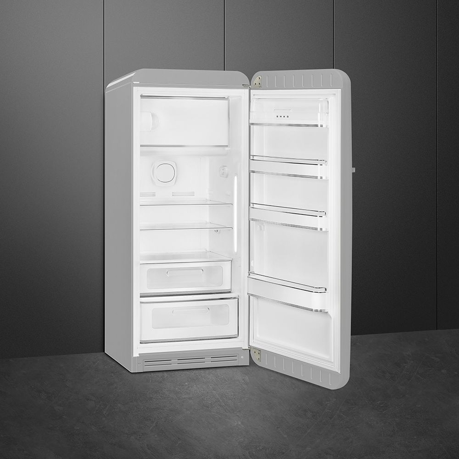 smeg-fab28lsv6-koelkast-50s-style-zilver - Mammafina