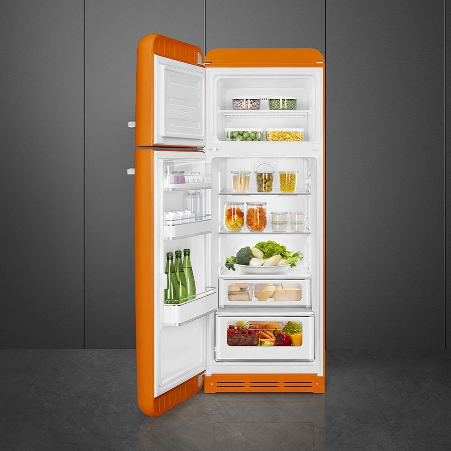 smeg-fab30lor6-koelkast-50s-style-oranje - Mammafina