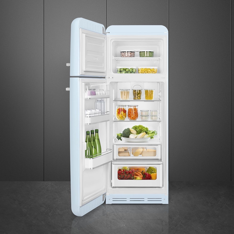 smeg-fab30lpb6-koel-vriescombinatie-50-s-style-pastel-blauw - Mammafina