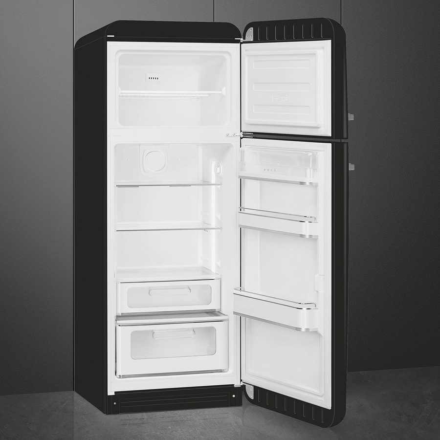 smeg-fab30rbl6-koel-vriescombinatie-50s-style-zwart - Mammafina