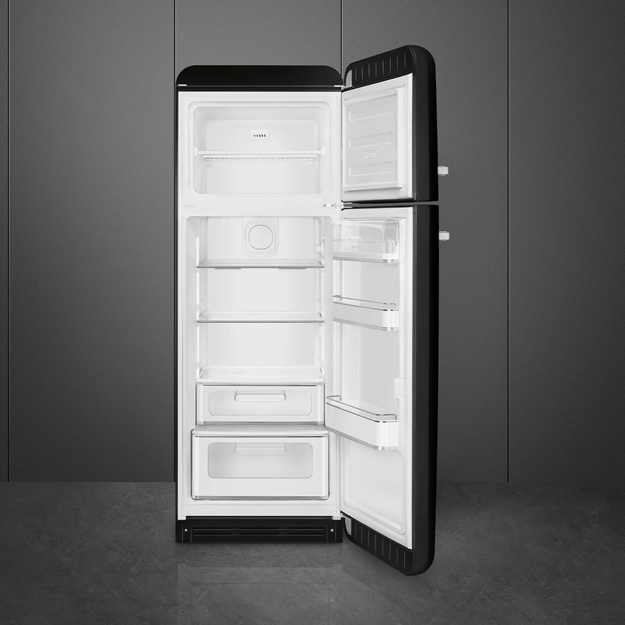 smeg-fab30rbl6-koel-vriescombinatie-50s-style-zwart - Mammafina