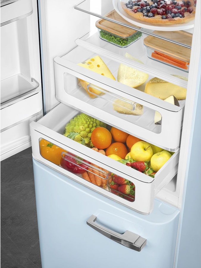 smeg-fab32lpb6-koel-vriescombinatie-50s-style-pastel-blauw - Mammafina