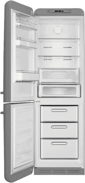 smeg-fab32lsv6-koel-vriescombinatie-50s-style-zilver - Mammafina