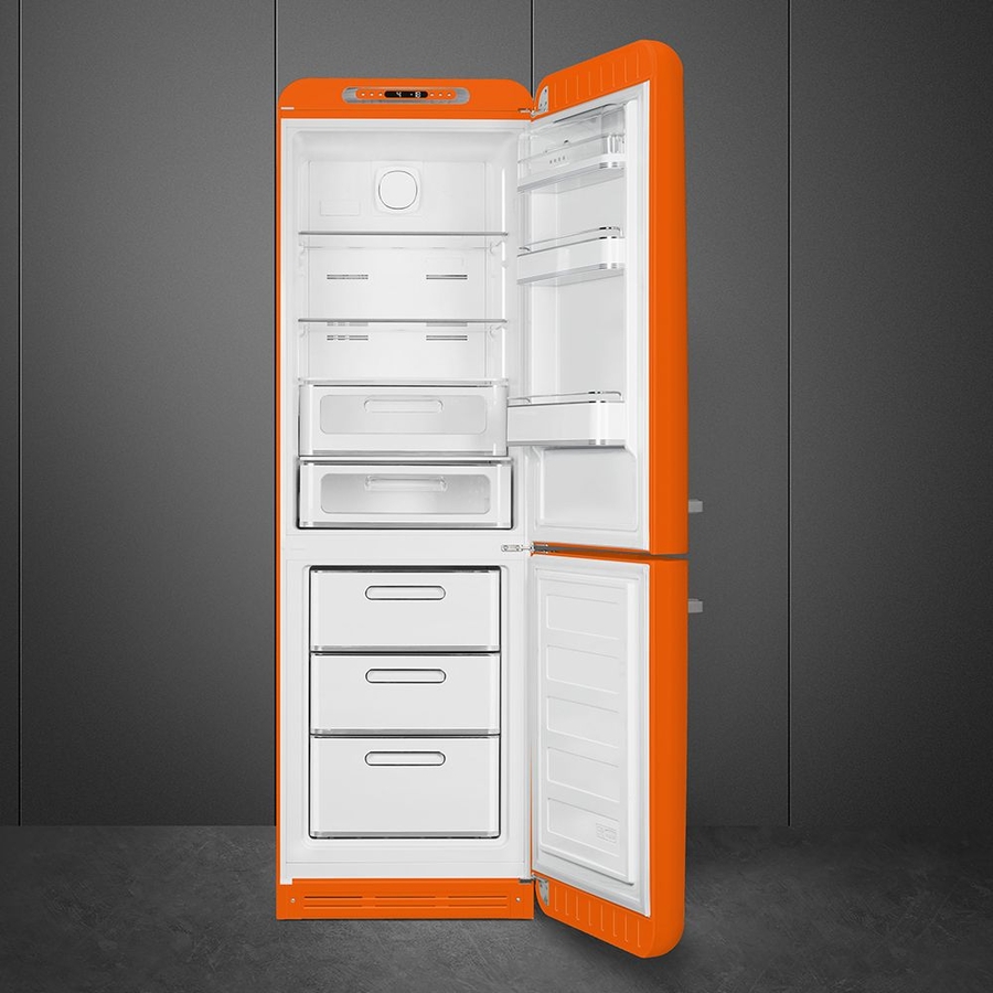 smeg-fab32ror6-koel-vriescombinatie-50s-style-oranje - Mammafina