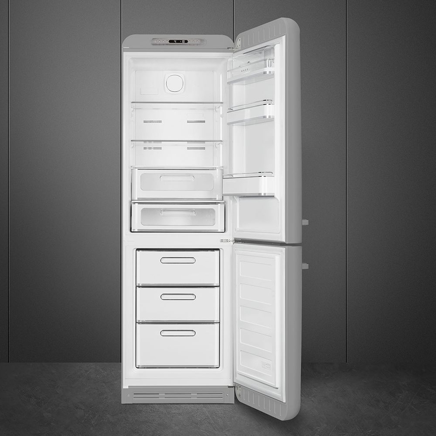 smeg-fab32rsv6-koel-vriescombinatie-50s-style-zilver - Mammafina