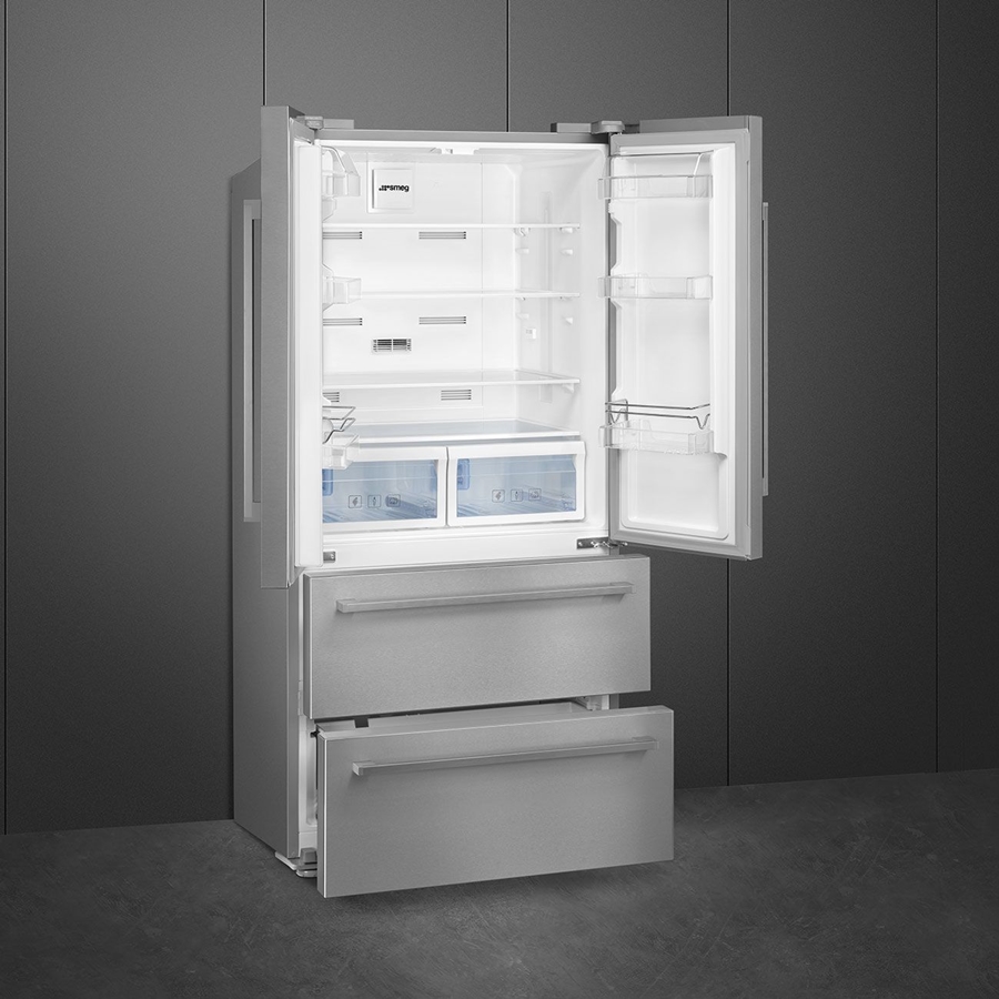 smeg-fq55fxde-vrijstaande-koel-vriescombinatie-inox - Mammafina
