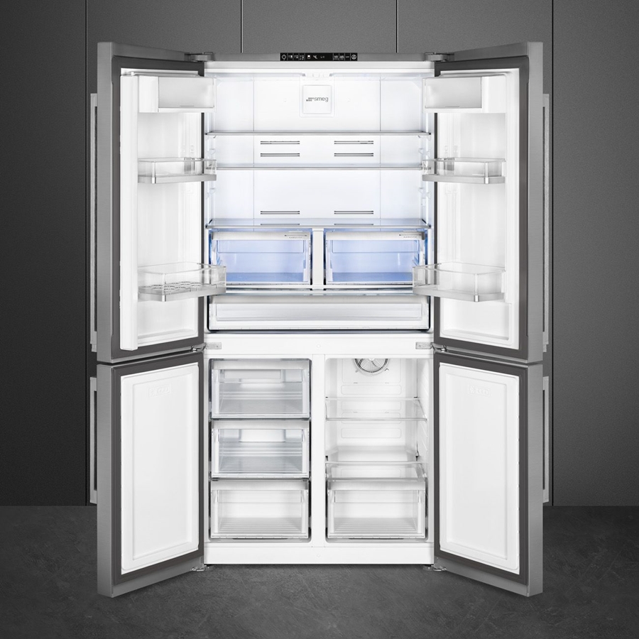 smeg-fq60xe-vrijstaande-amerikaanse-koelkast-inox - Mammafina