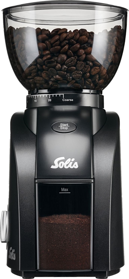solis-1662-scala-zero-static-koffiemolen-elektrisch-koffiemaler-zwart - Mammafina