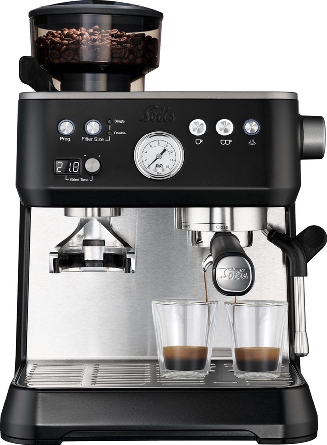 solis-grind-infuse-perfetta-1019-espressomachine-koffiemachine-zwart - Mammafina