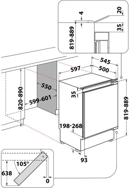 whirlpool-wbul021-inbouw-koelkast - Mammafina