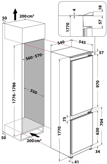whirlpool-whc18d011c1-sf-inbouw-koel-vriescombinatie - Mammafina